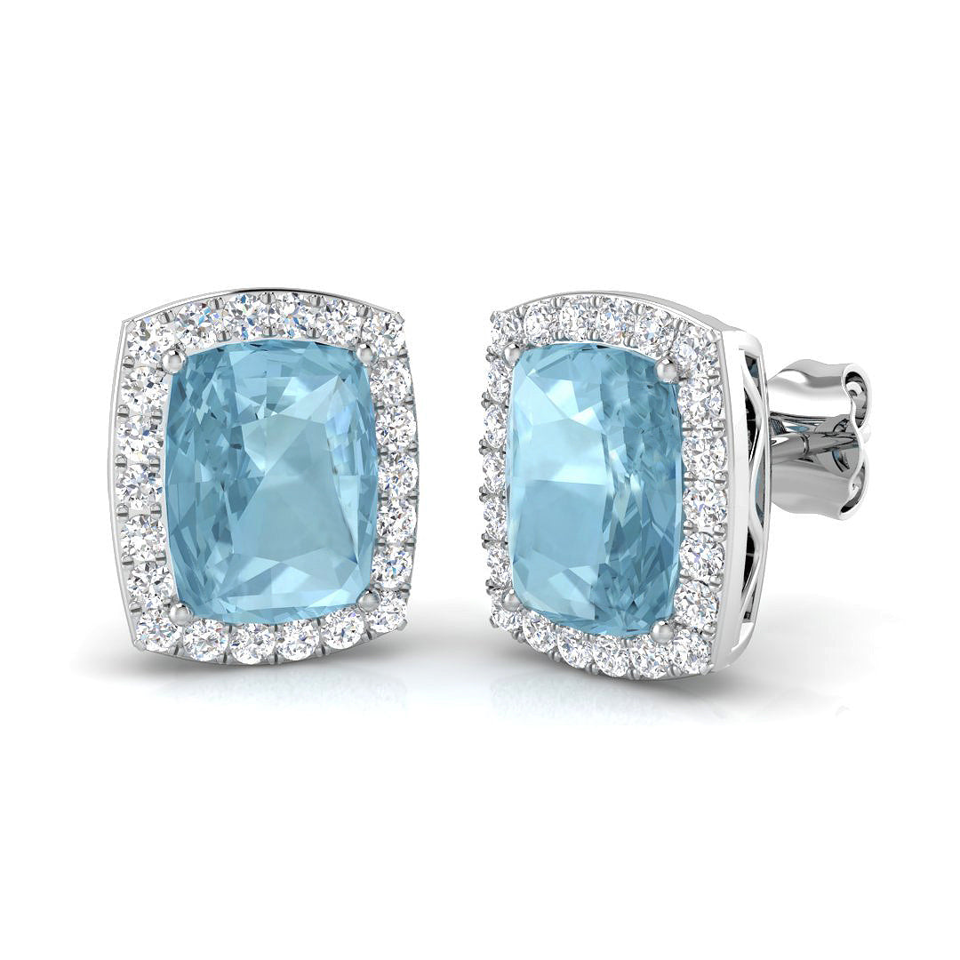 SE4696 — Earrings - 9k White Gold