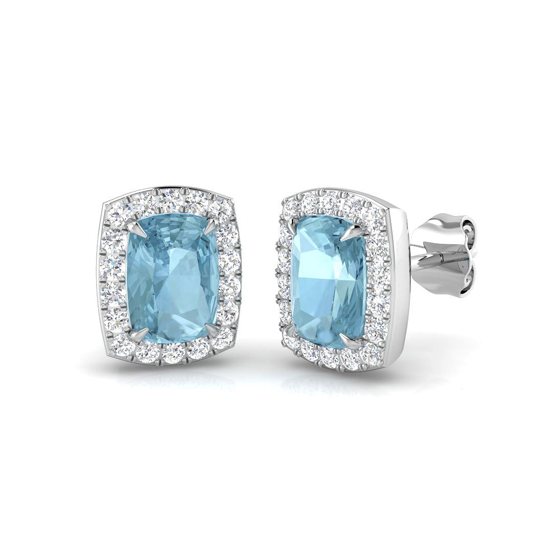 SE4697 — Earrings - 9k White Gold