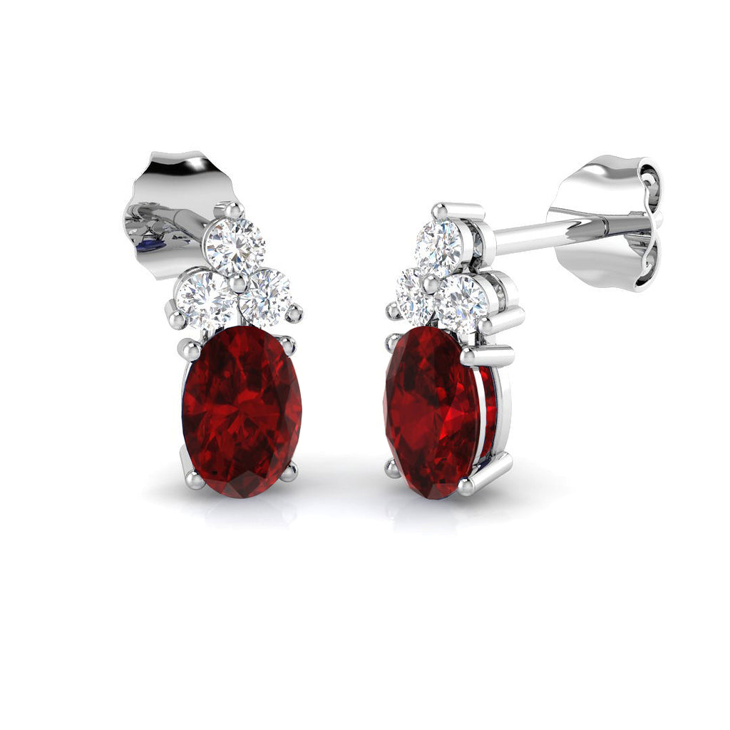 SE4746 — Earrings - 9k White Gold