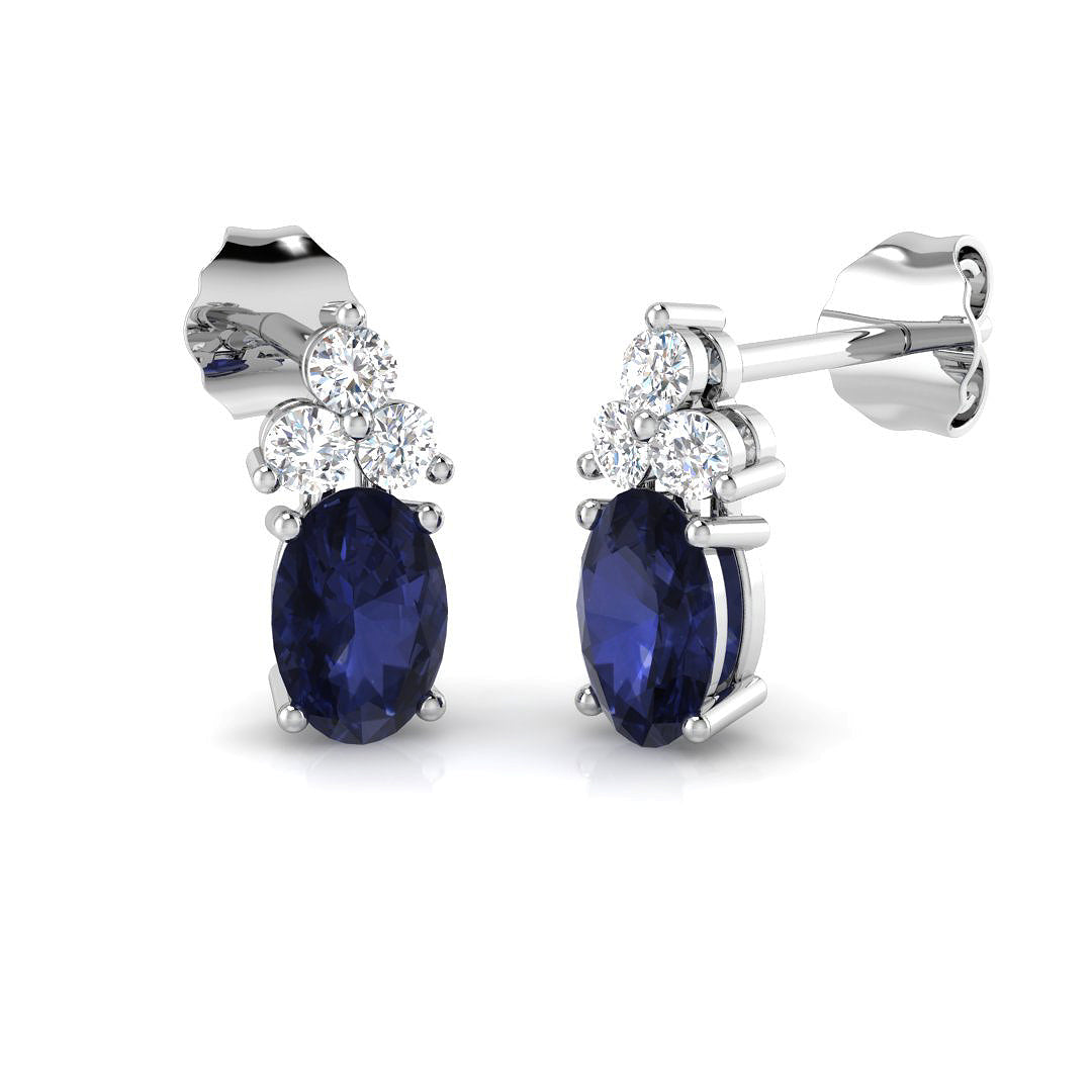 SE4746 — Earrings - 9k White Gold