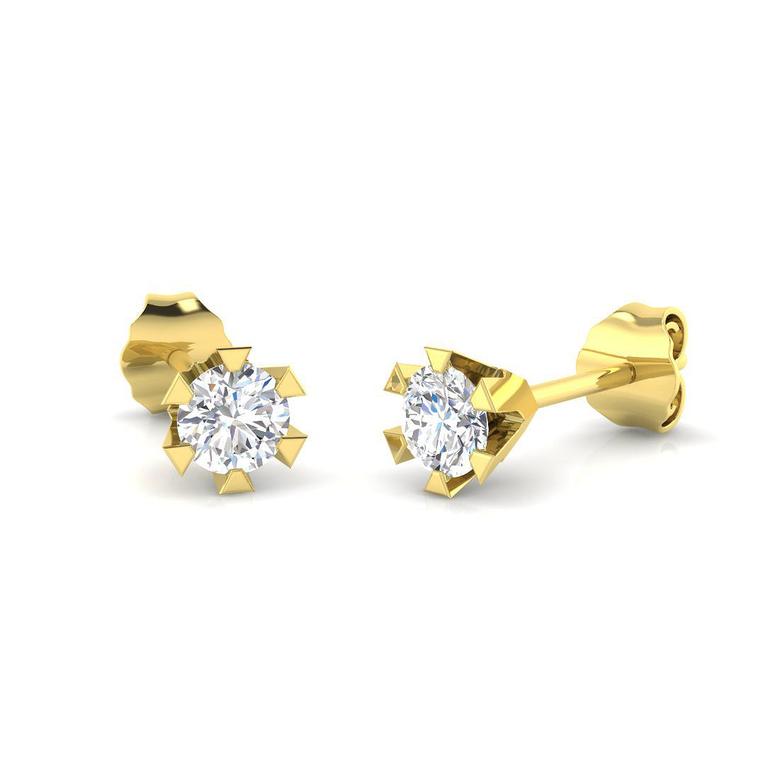 SE4767 — Earrings - 9k Yellow Gold