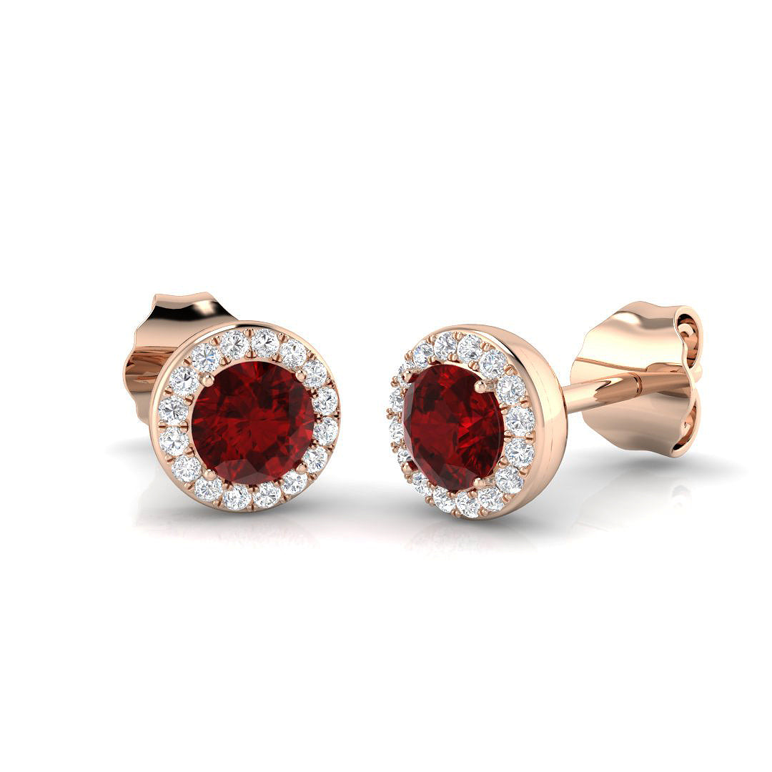 SE4775-3.50 — Earrings - 9 KT Rose Gold