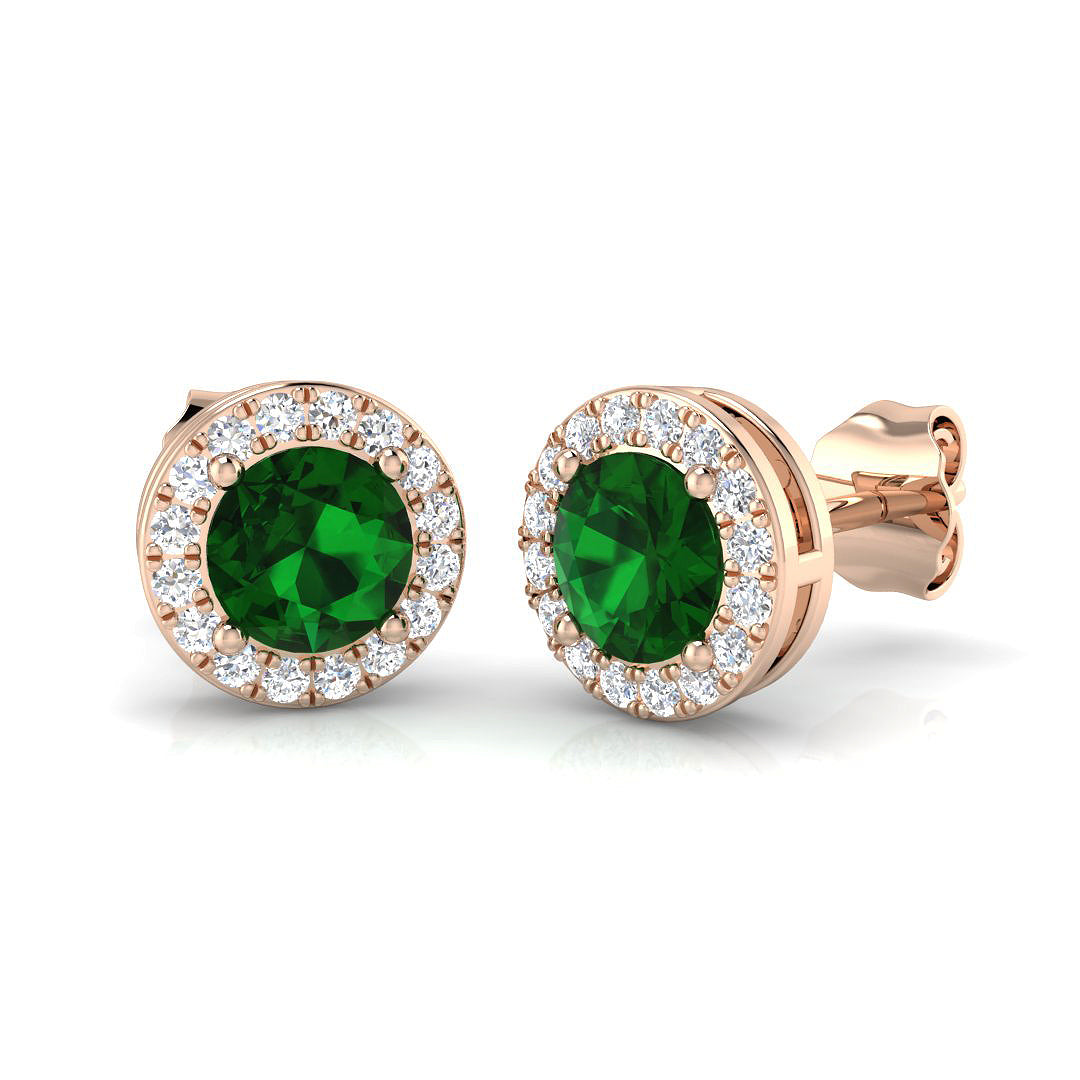 SE4775-5.0MM — Earrings - 9k Rose Gold