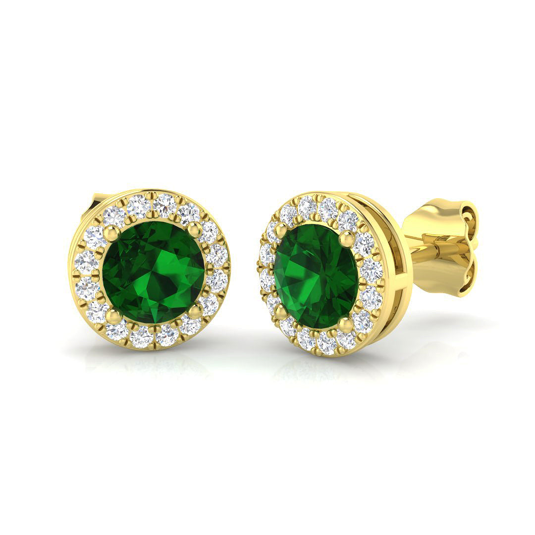 SE4775-5.0MM — Earrings - 9k Yellow Gold