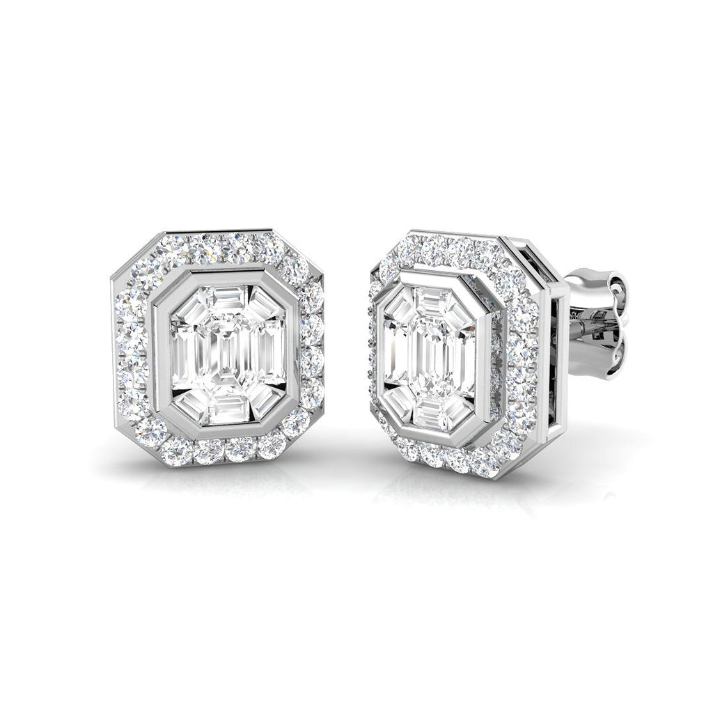 SE4781 — Earrings - 9k White Gold
