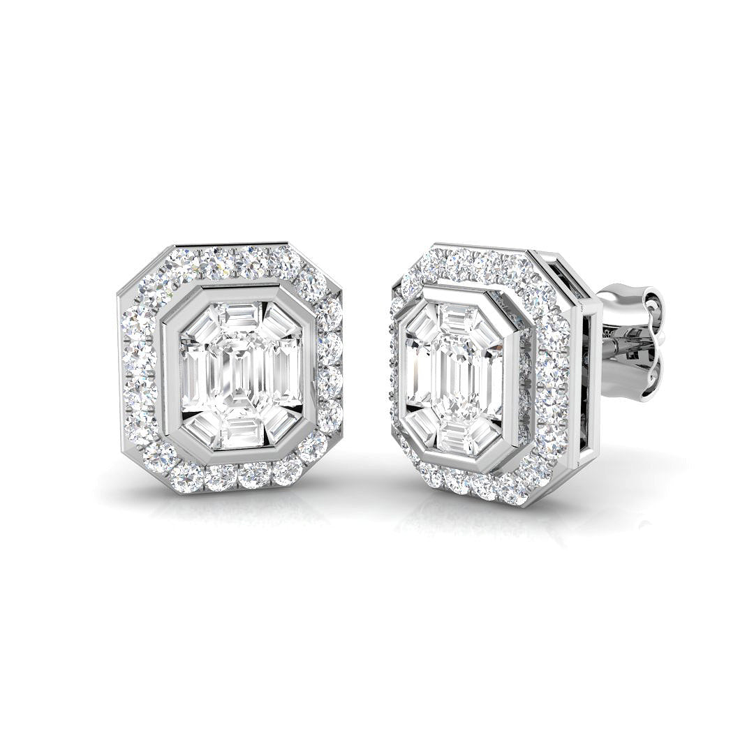 SE4781 — Earrings - 9k White Gold