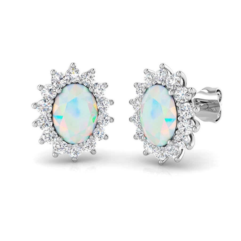 SE4788 — Earrings - 9k White Gold