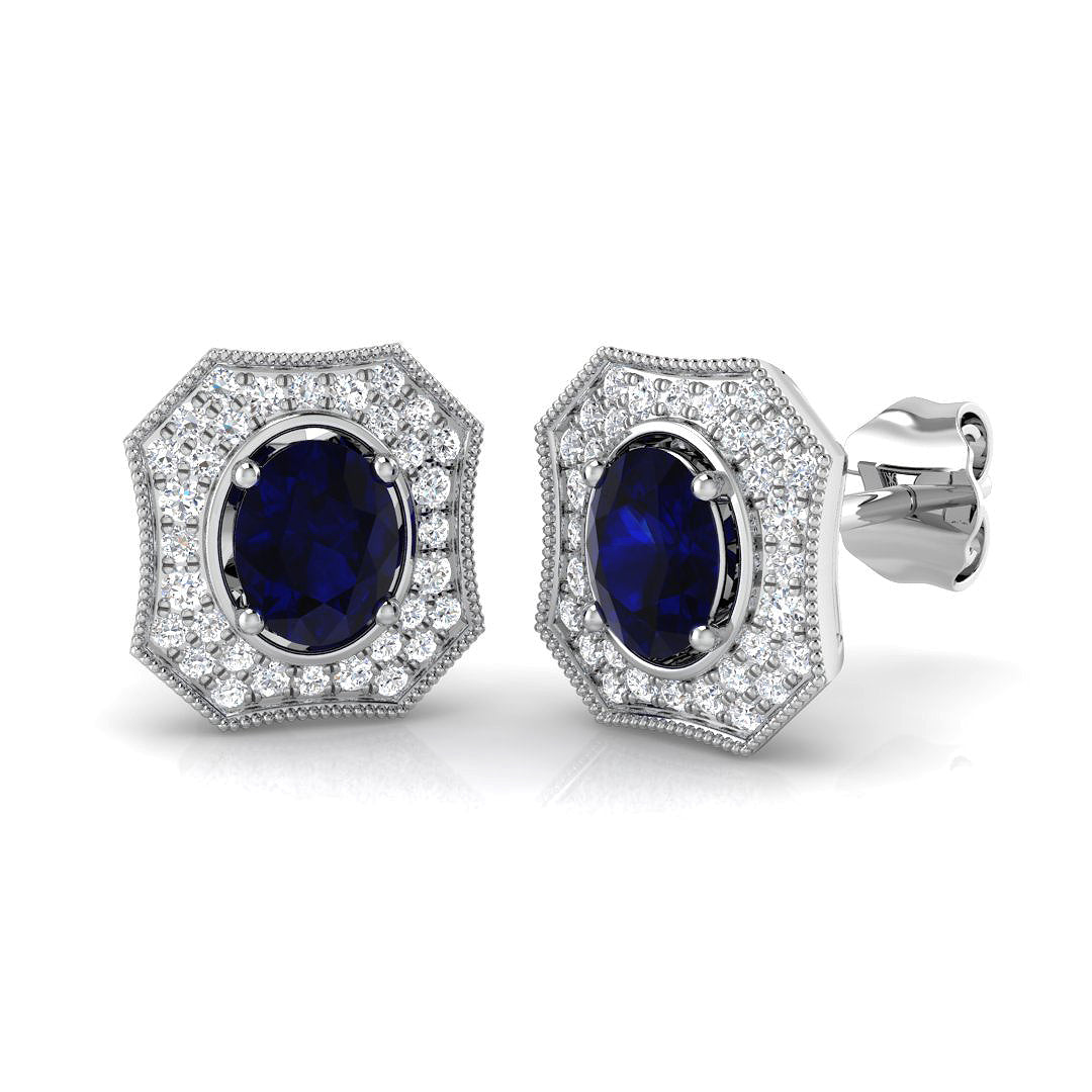 SE4810 — Earrings - 9k White Gold