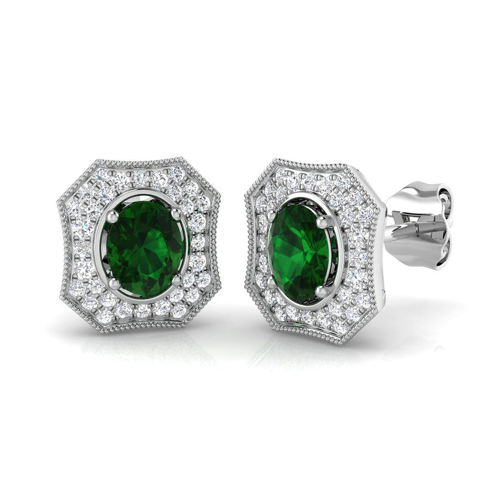 SE4810 — Earrings - 9k White Gold