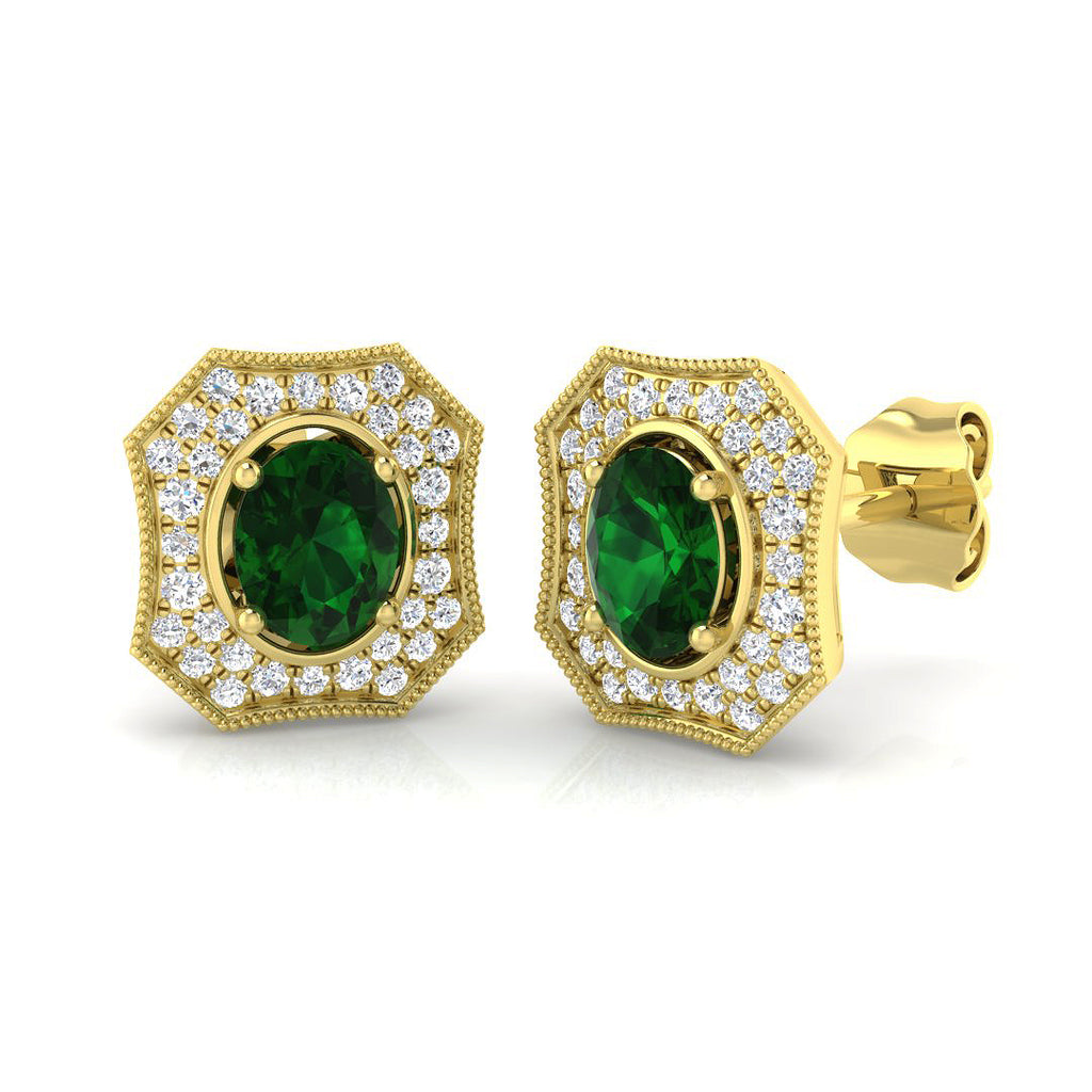 SE4810 — Earrings - 9k Yellow Gold