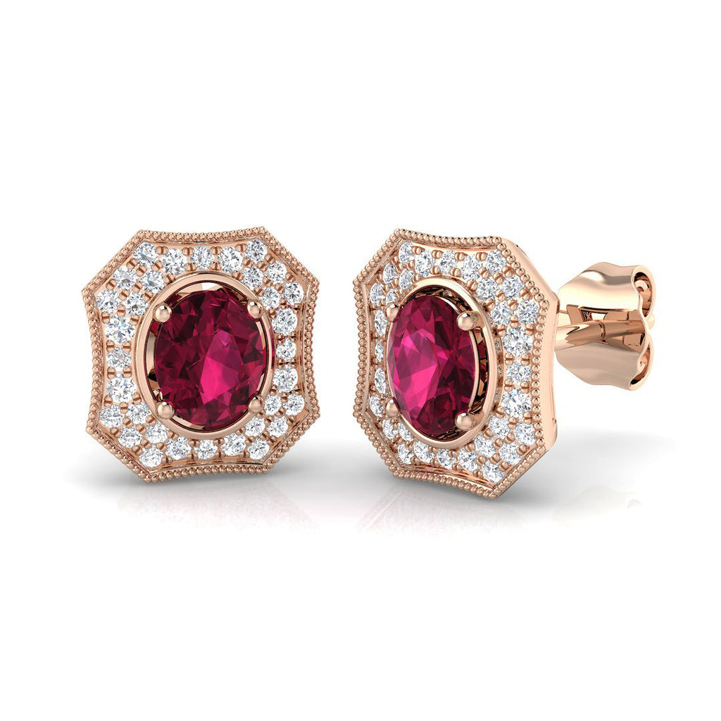 SE4810 — Earrings - 9k Rose Gold