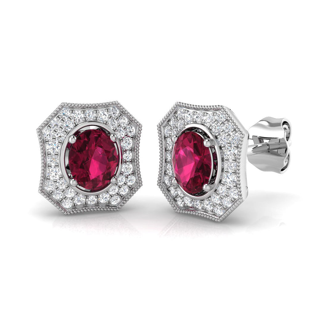 SE4810 — Earrings - 9k White Gold