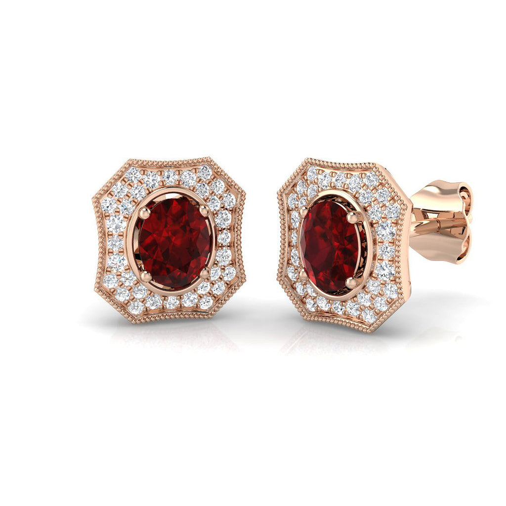 SE4810 — Earrings - 9k Rose Gold