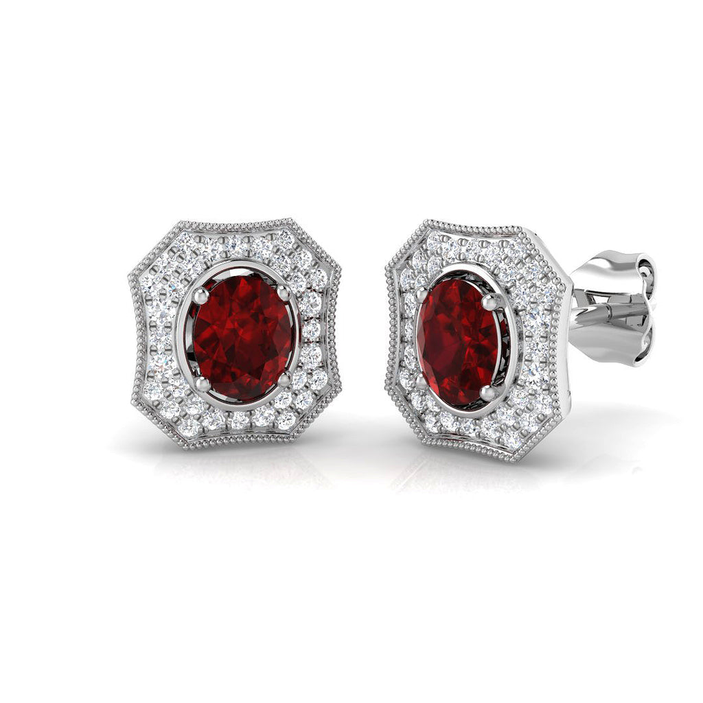 SE4810 — Earrings - 9k White Gold