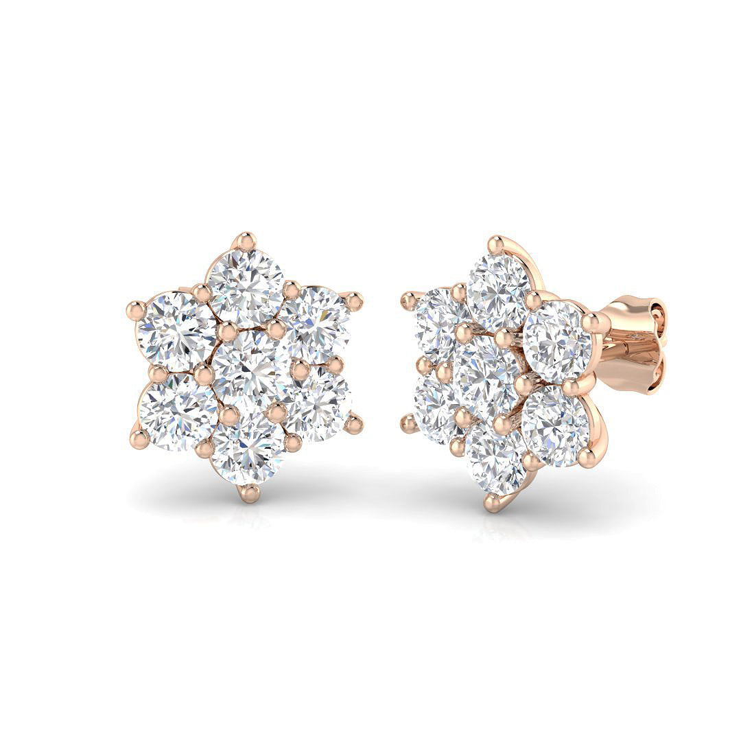 SE4815 — Earrings - 9k Rose Gold
