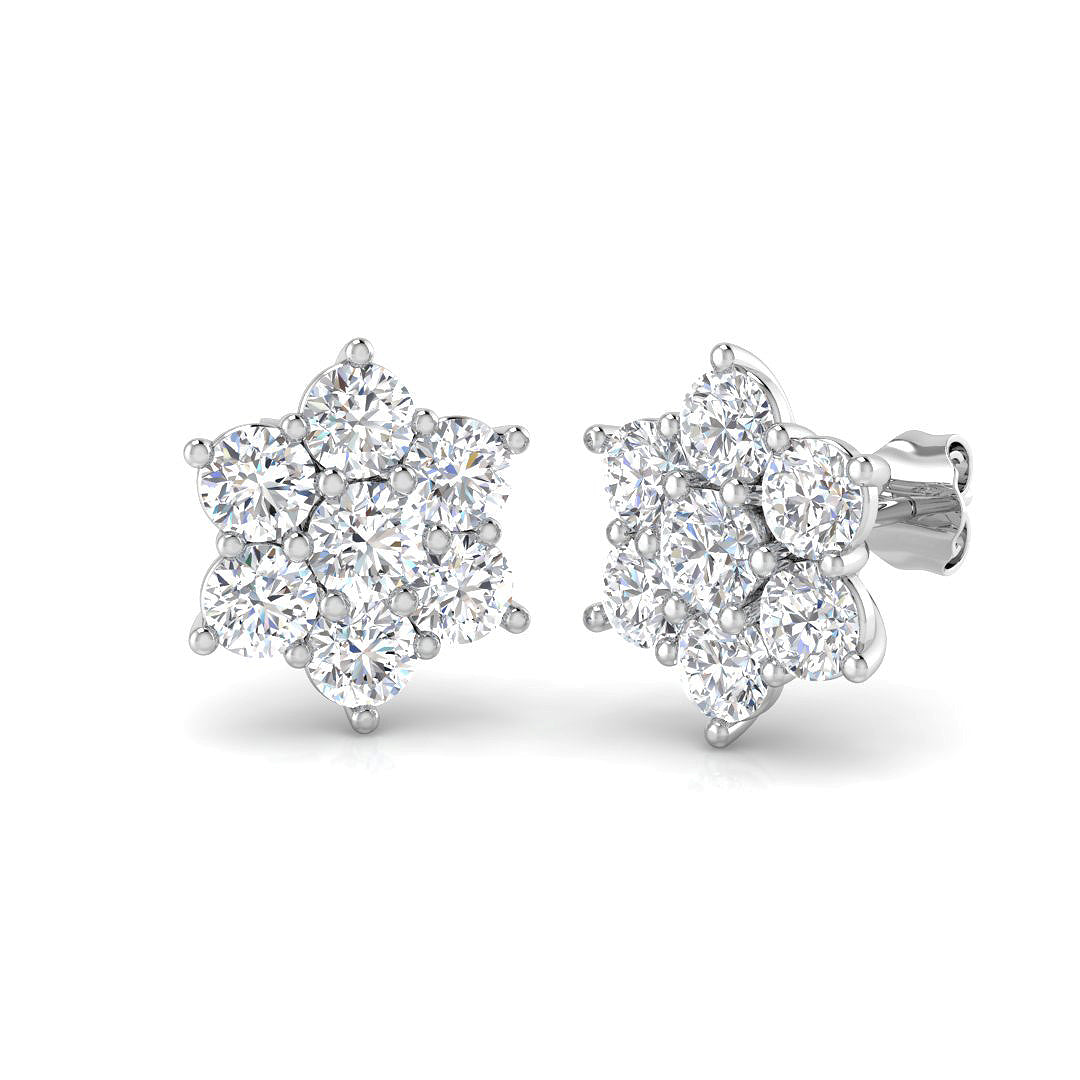 SE4815 — Earrings - 9k White Gold