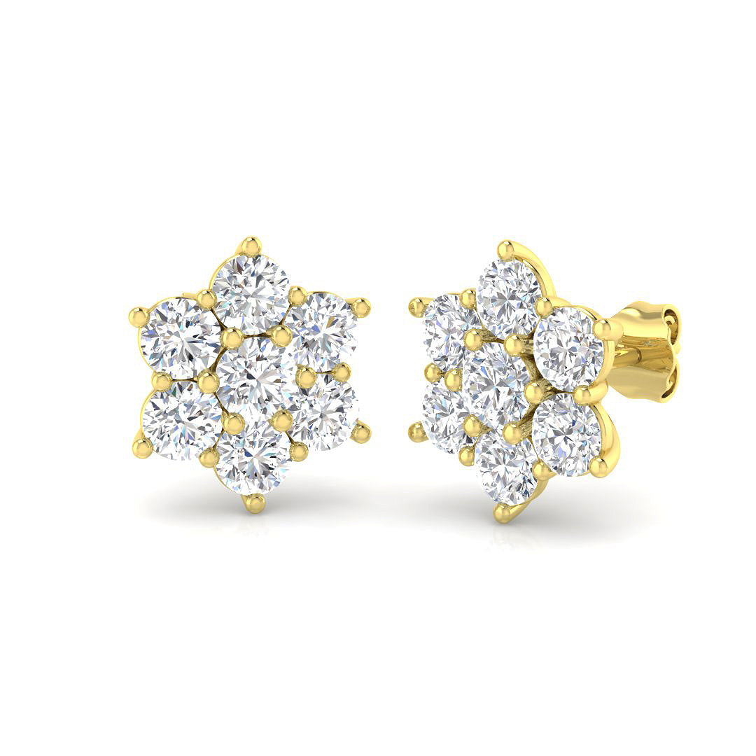 SE4815 — Earrings - 9k Yellow Gold