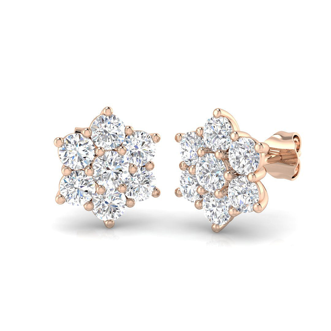 SE4816 — Earrings - 9k Rose Gold