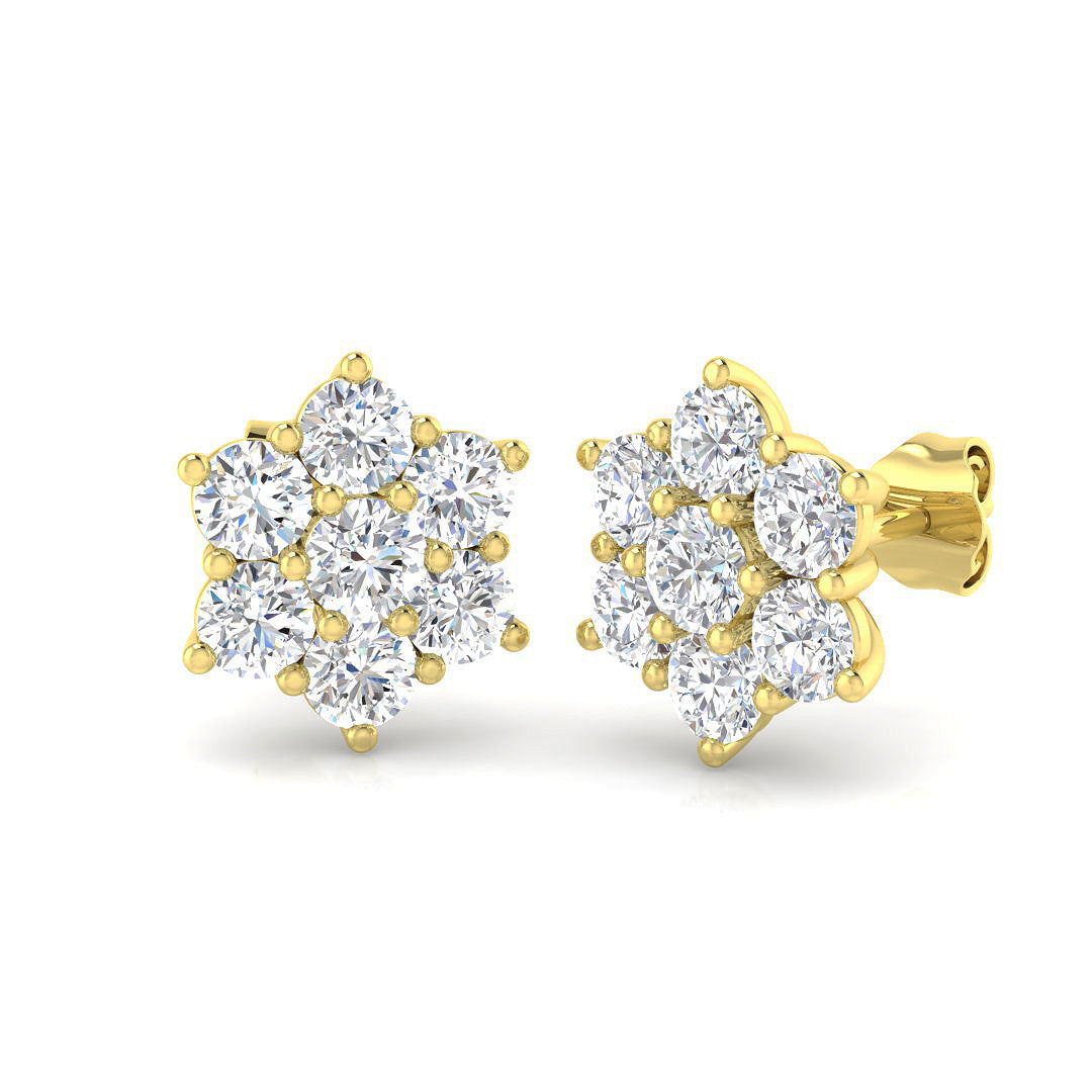 SE4816 — Earrings - 9k Yellow Gold