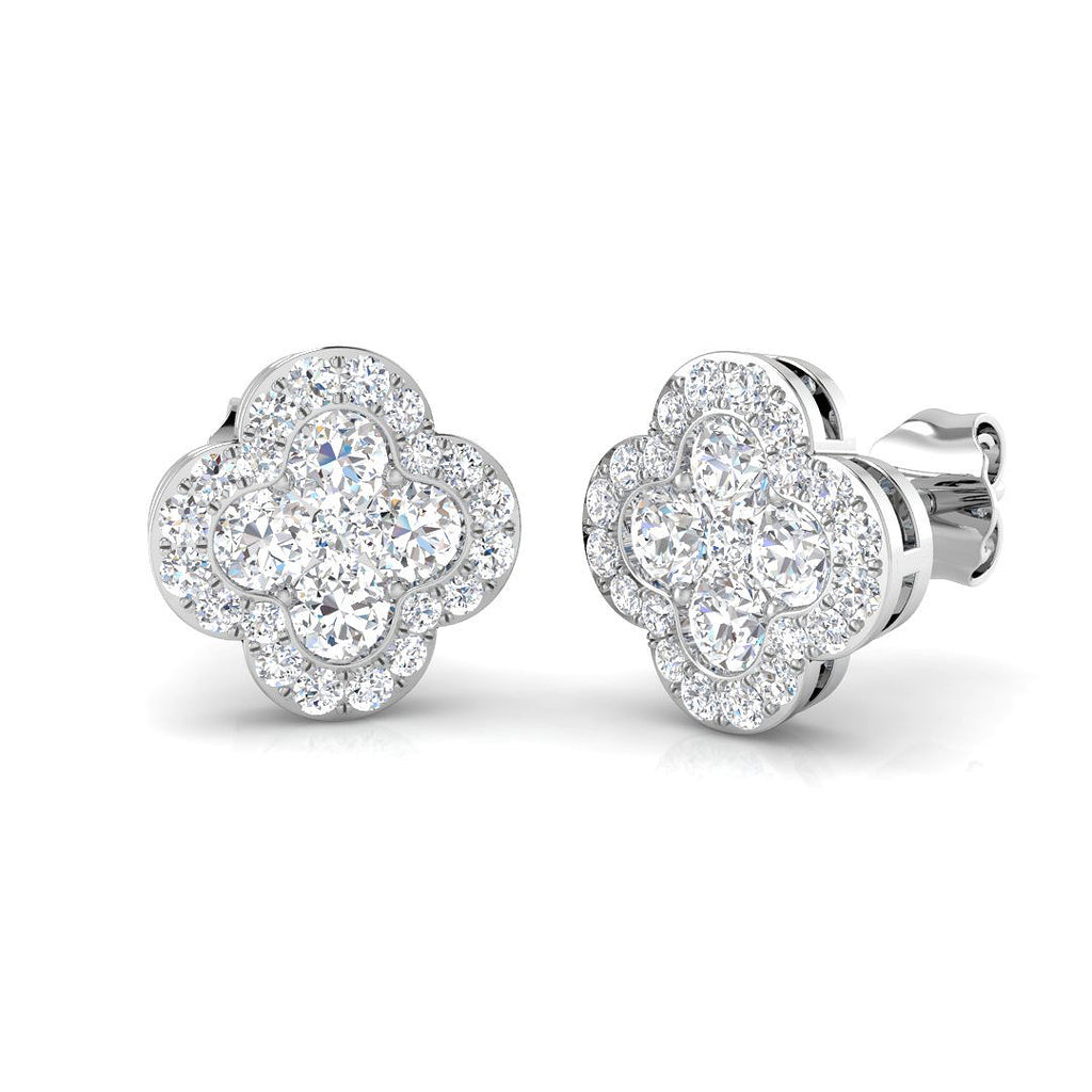 SE4822 — Earrings - 9k White Gold