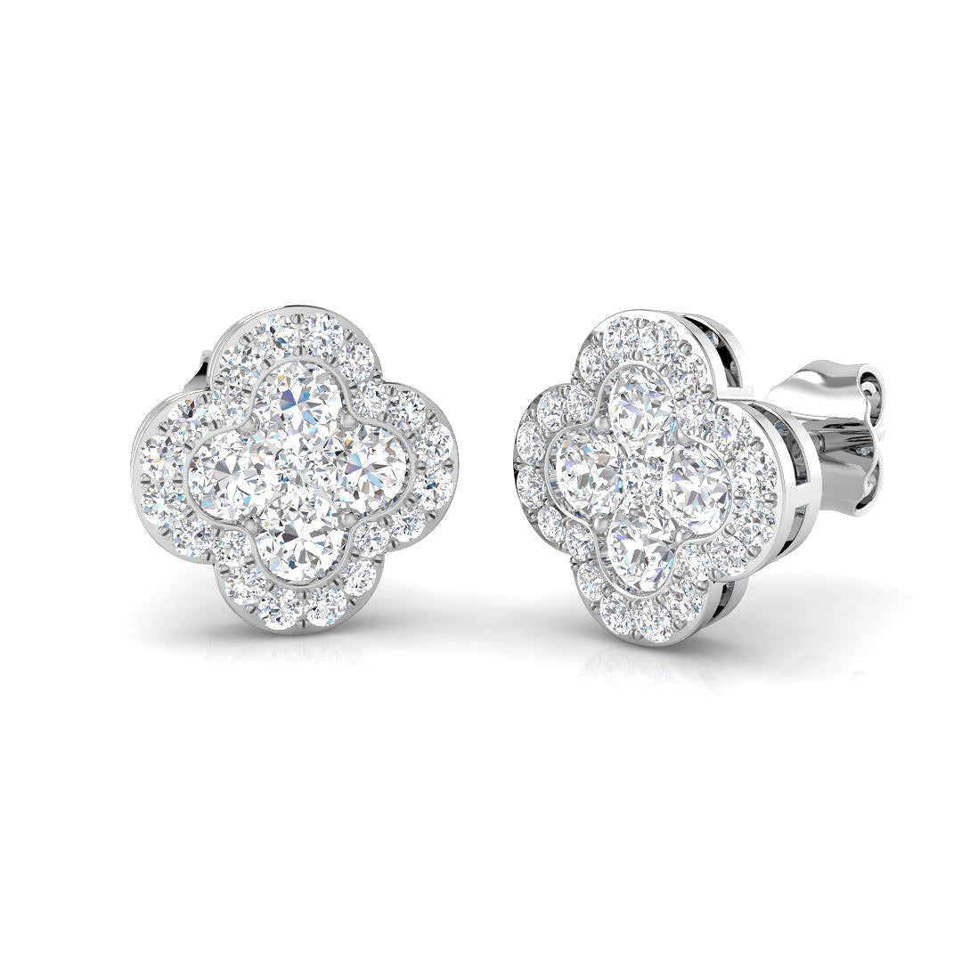 SE4822 — Earrings - 9k White Gold