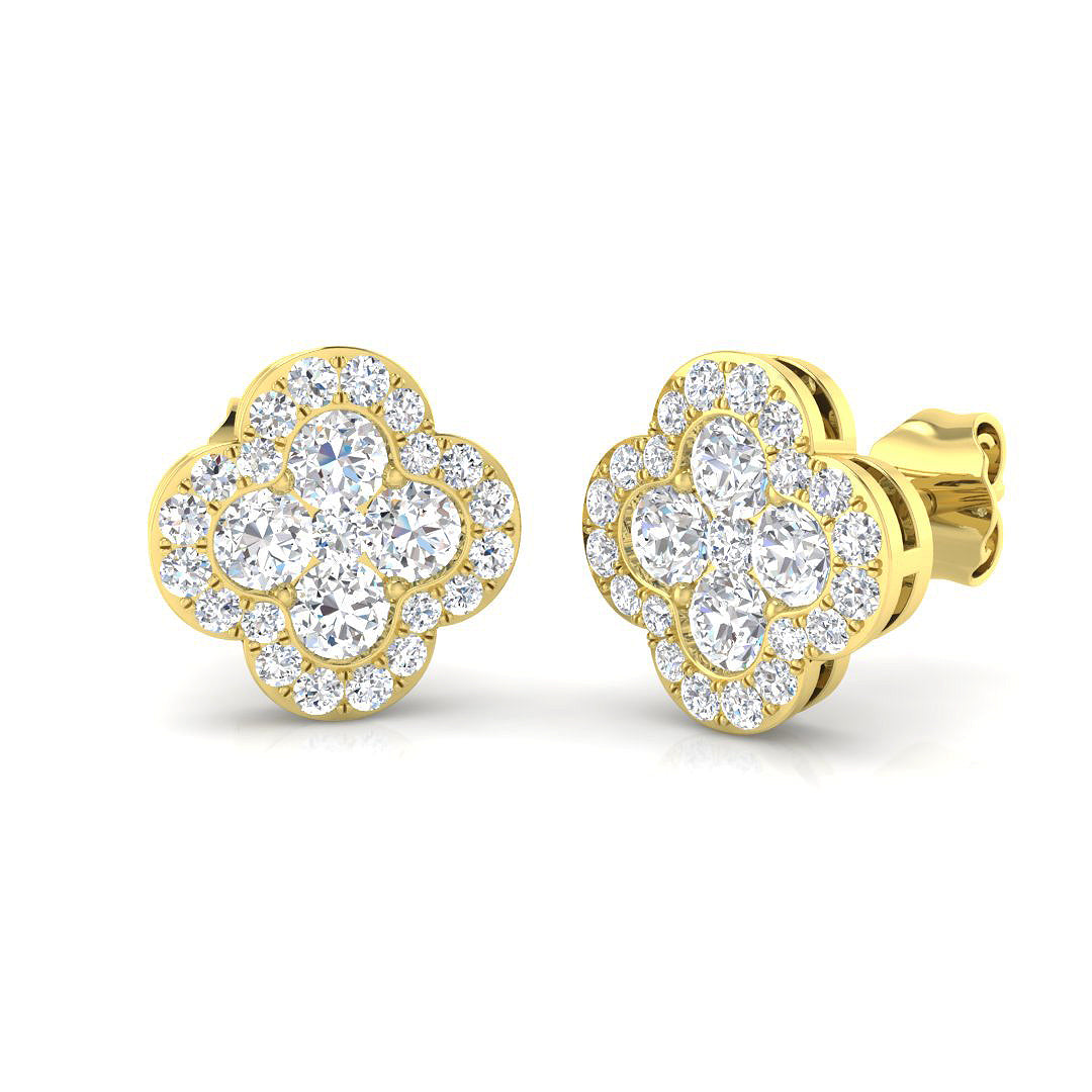 SE4822 — Earrings - 9 KT Yellow Gold