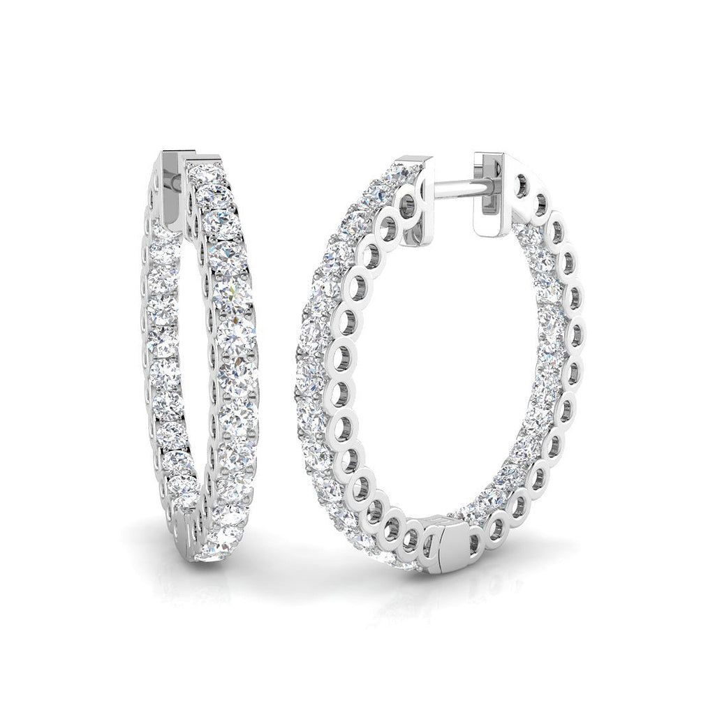 SE4824 — Earrings - 9k White Gold