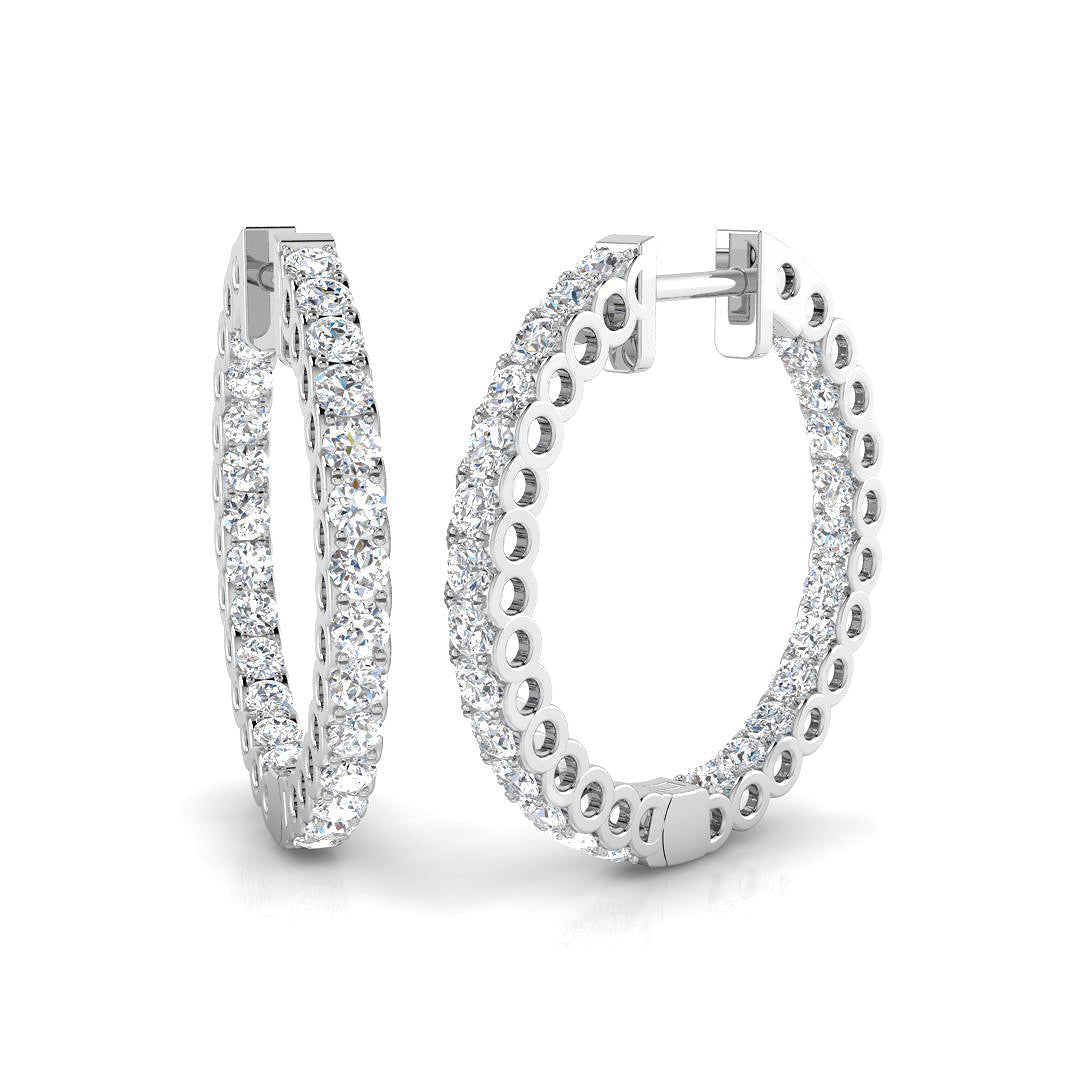 SE4824 — Earrings - 9k White Gold