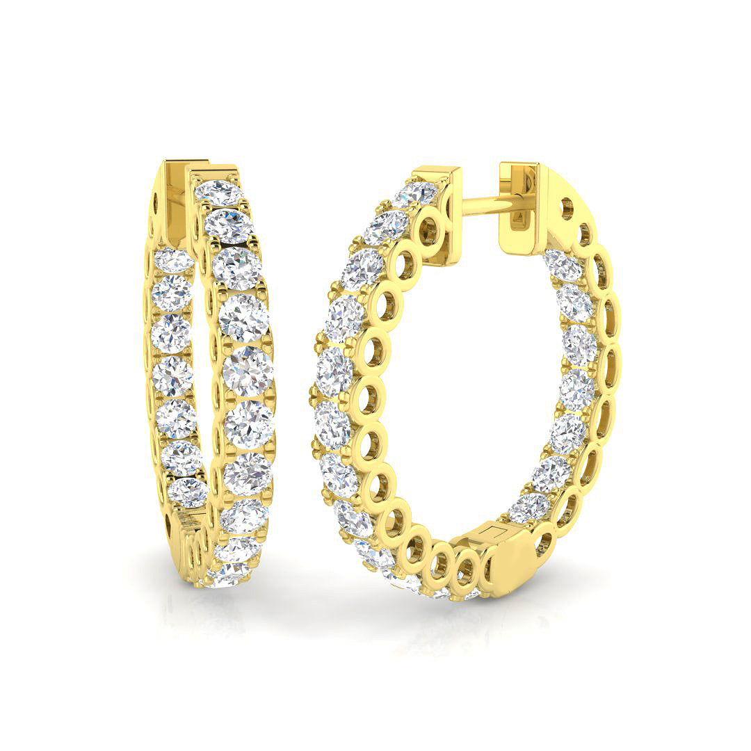 SE4825 — Earrings - 9k Yellow Gold