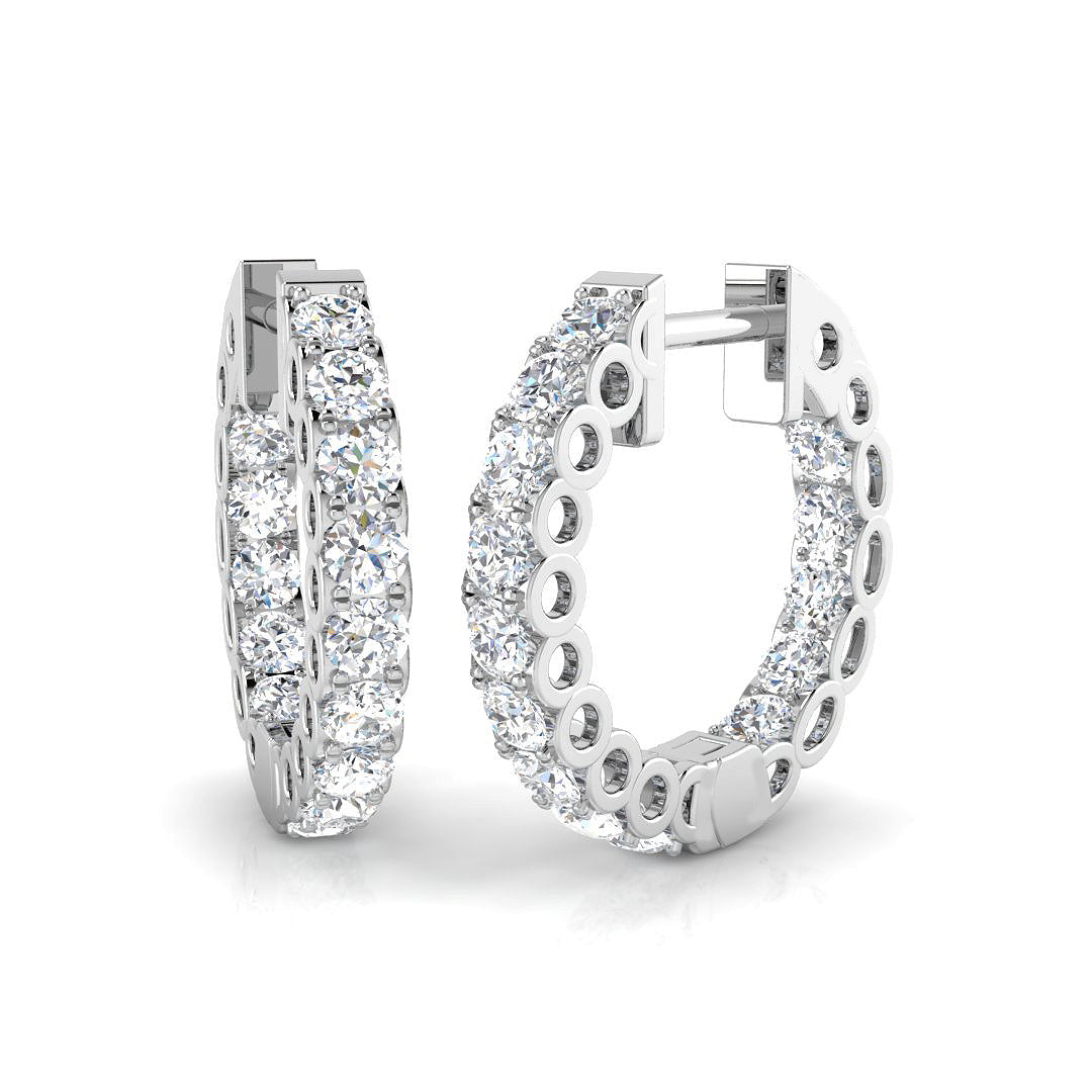 SE4826 — Earrings - 9k White Gold