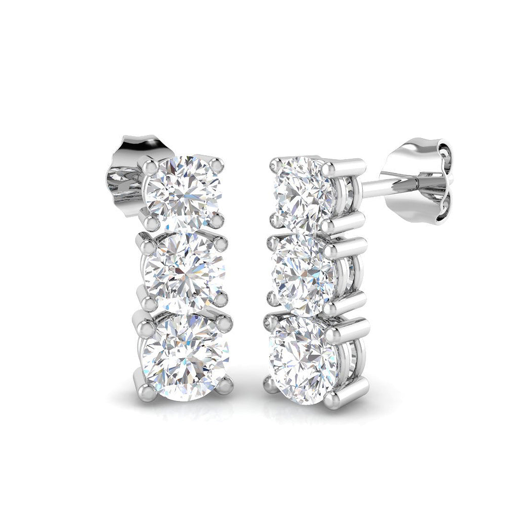 SE4827 — Earrings - 18k White Gold