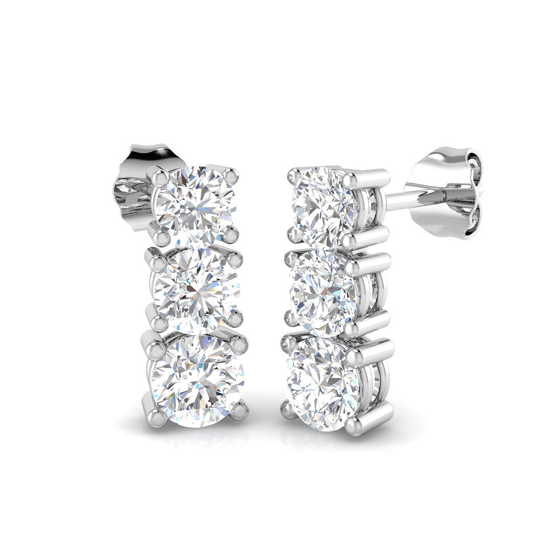 SE4827 — Earrings - 18k White Gold