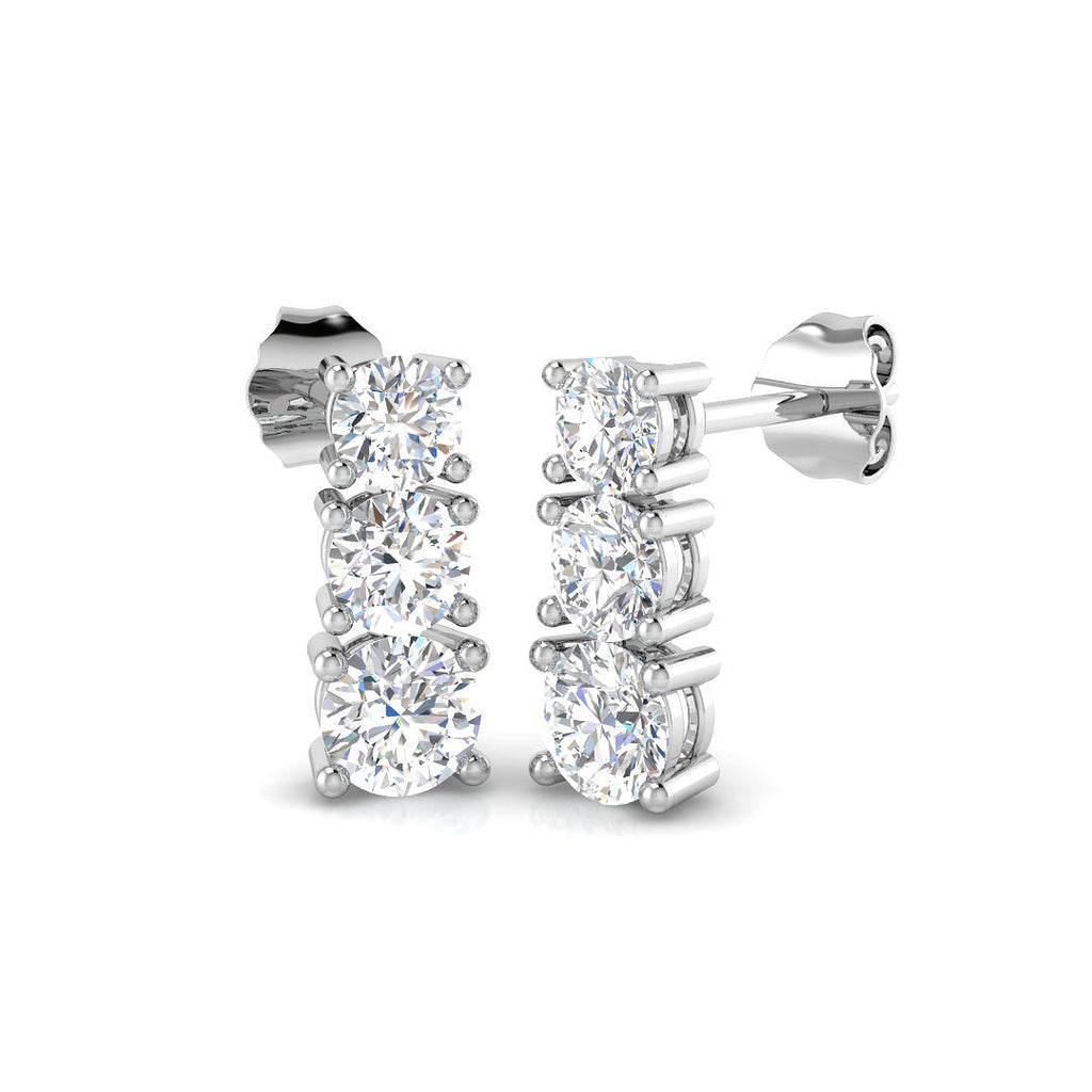 SE4828 — Earrings - 9k White Gold