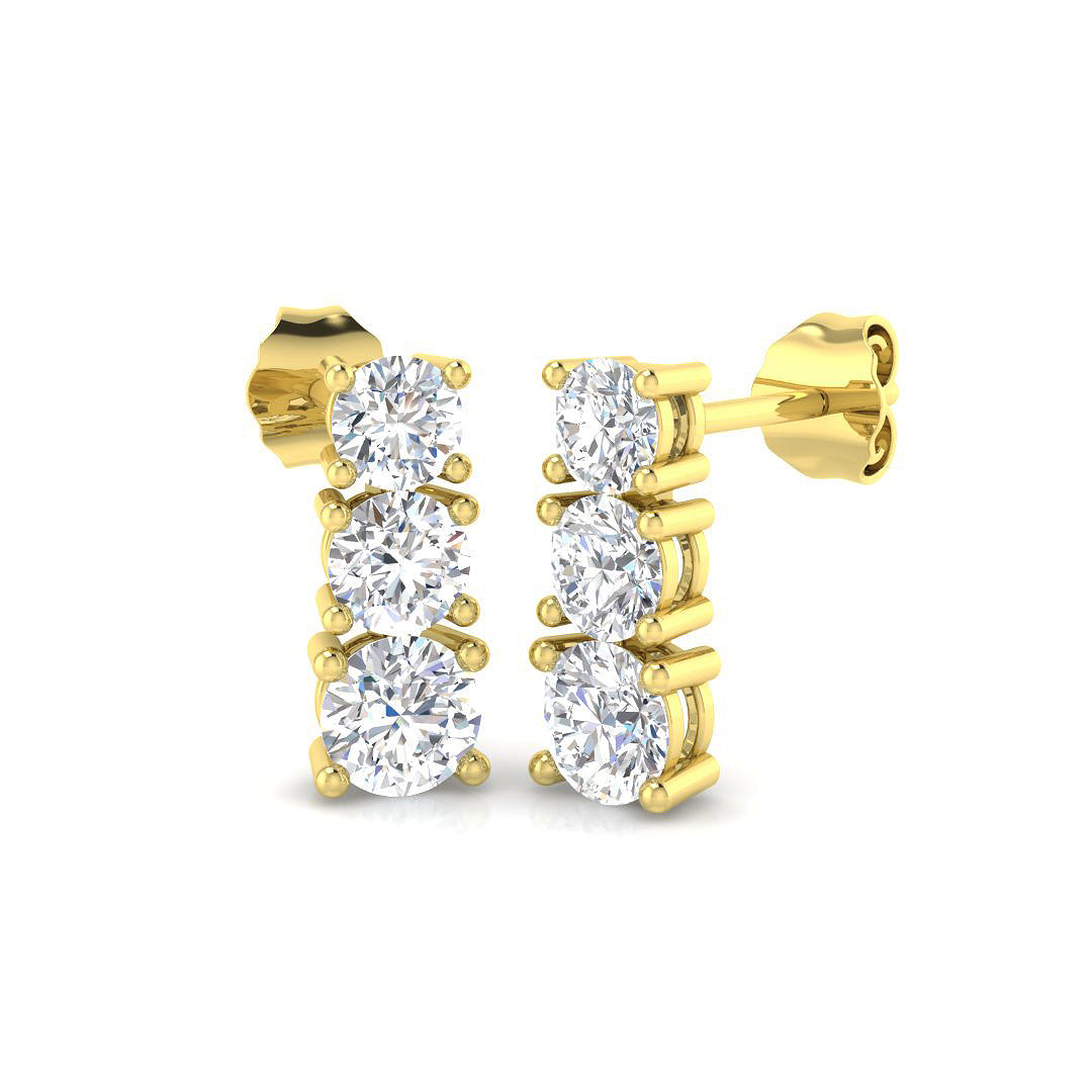 SE4828 — Earrings - 9k Yellow Gold