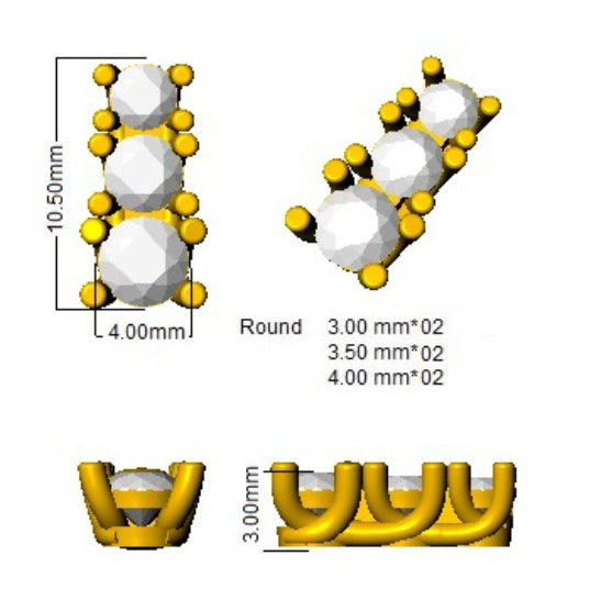 SE4829 — Earrings - 9k Yellow Gold detail