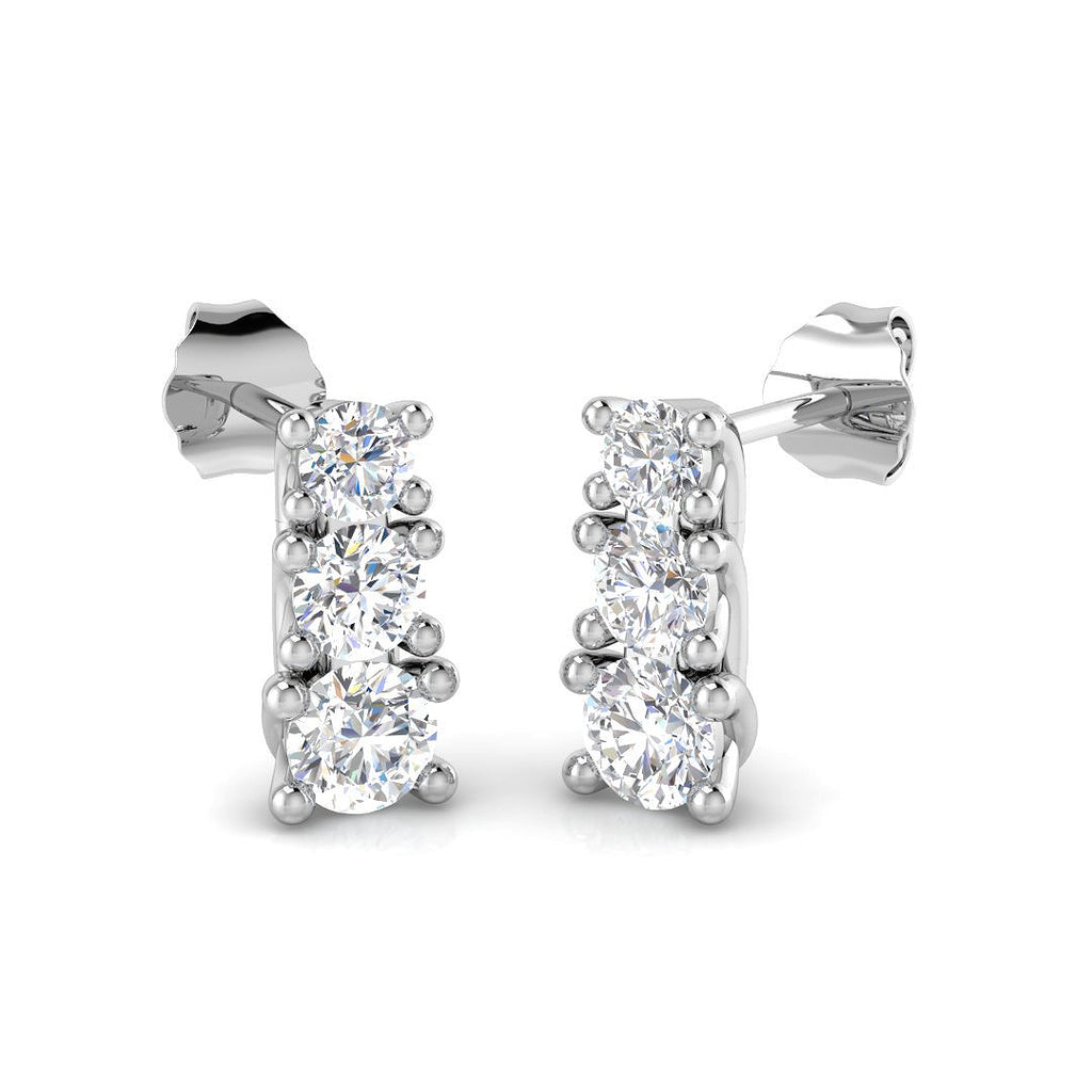 SE4829 — Earrings - 9k White Gold