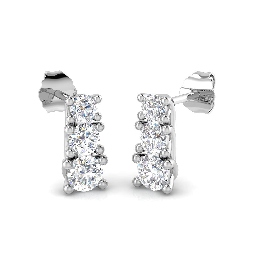SE4829 — Earrings - 9k White Gold