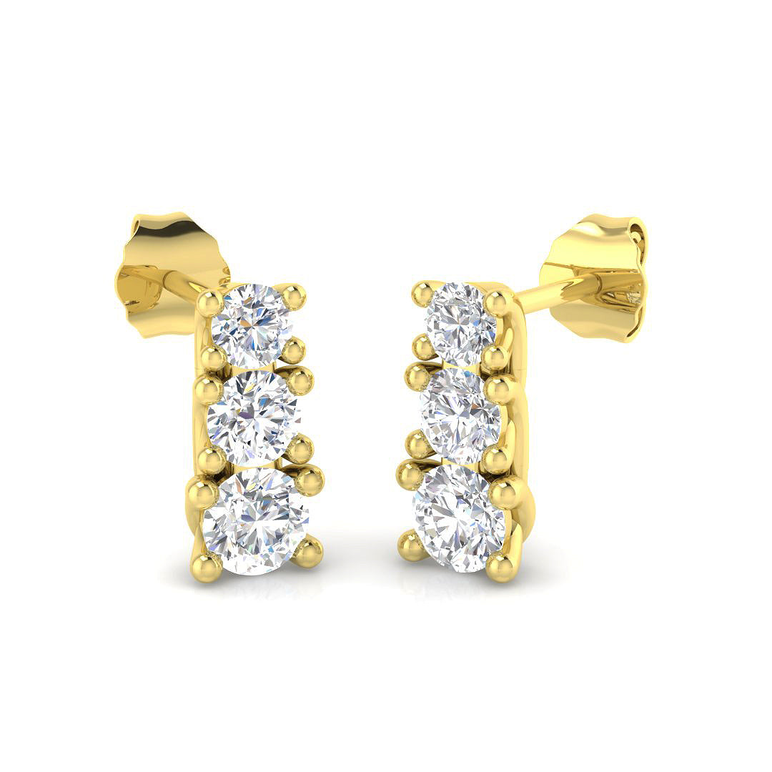 SE4829 — Earrings - 9k Yellow Gold