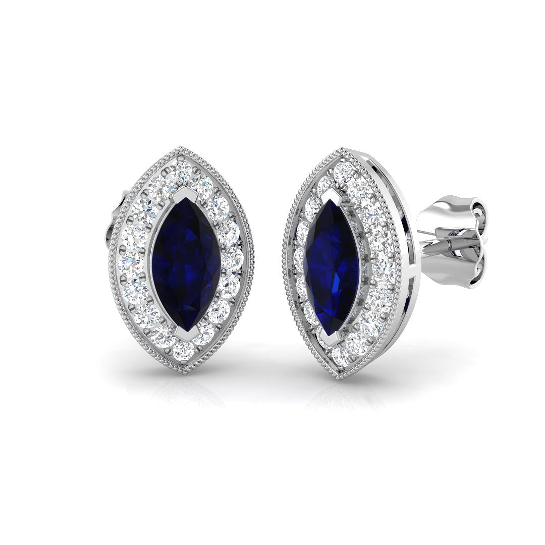 SE4833 — Earrings - 9k White Gold