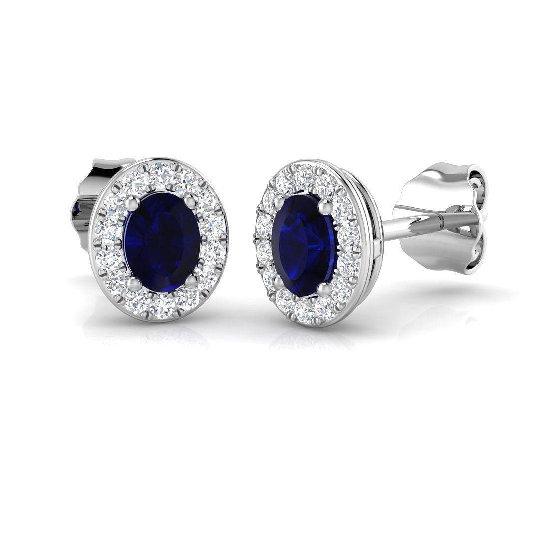 SE4854 — Earrings - 9k White Gold