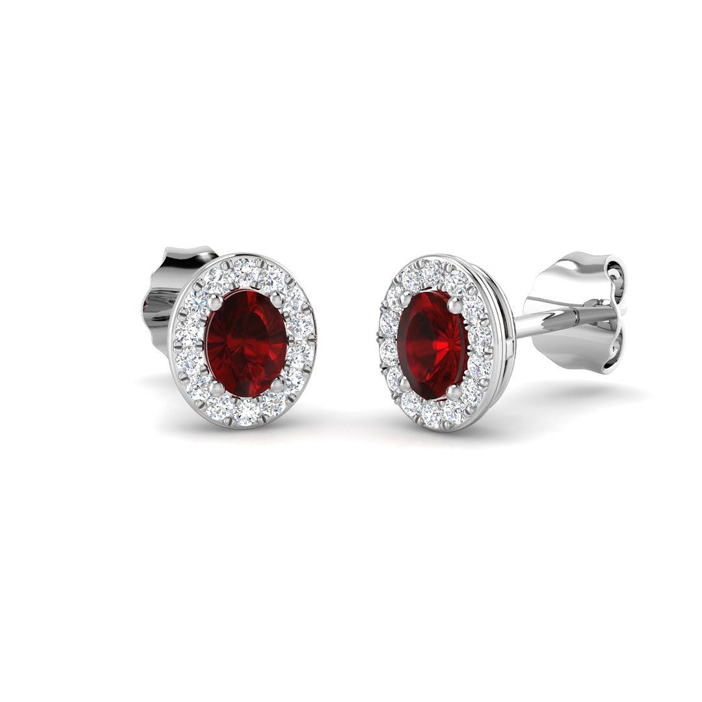 SE4854 — Earrings - 9k White Gold