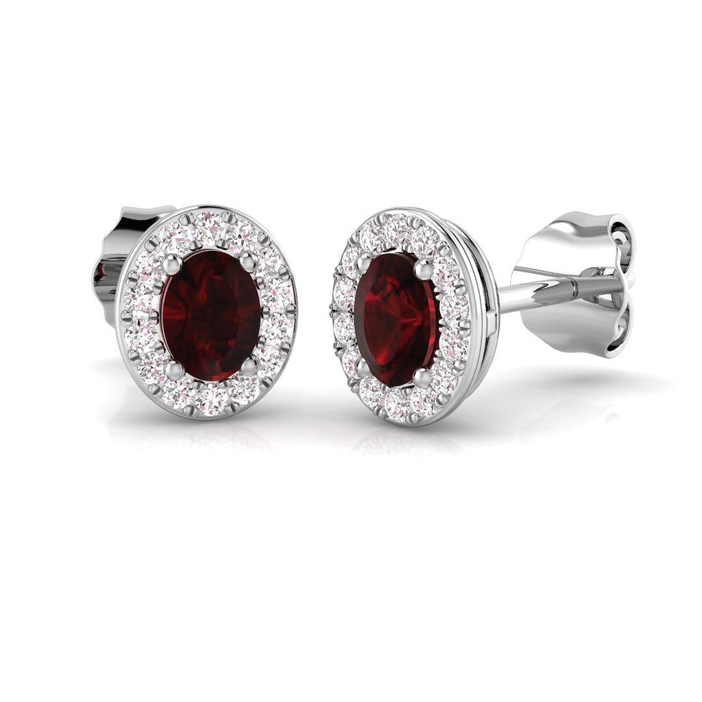 SE4854 — Earrings - 9k White Gold