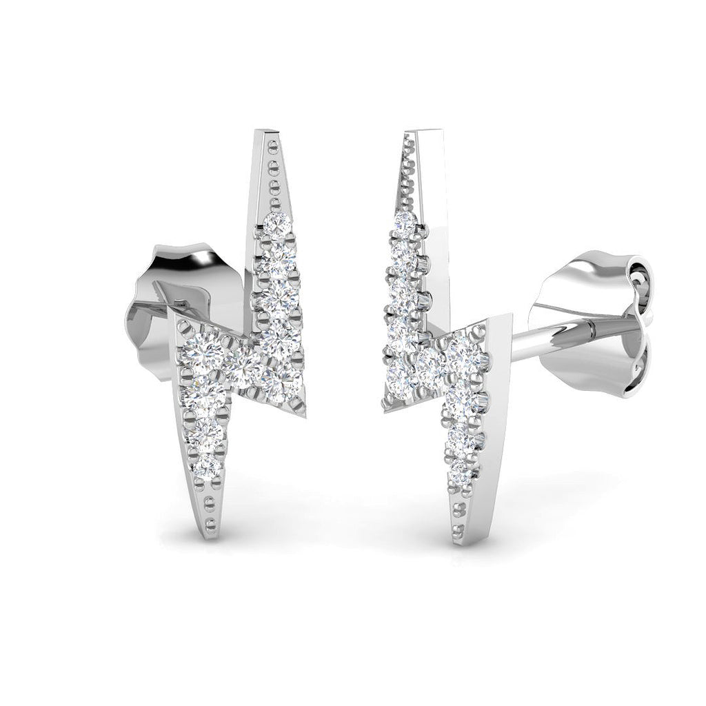 SE4856 — Earrings - 9k White Gold