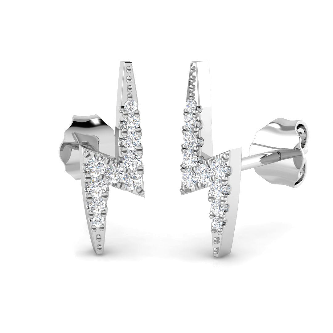 SE4856 — Earrings - 9k White Gold
