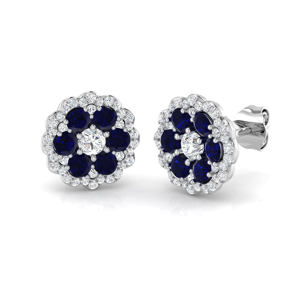 SE4860 — Earrings - 9k White Gold