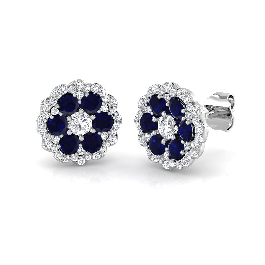 SE4860 — Earrings - 9k White Gold
