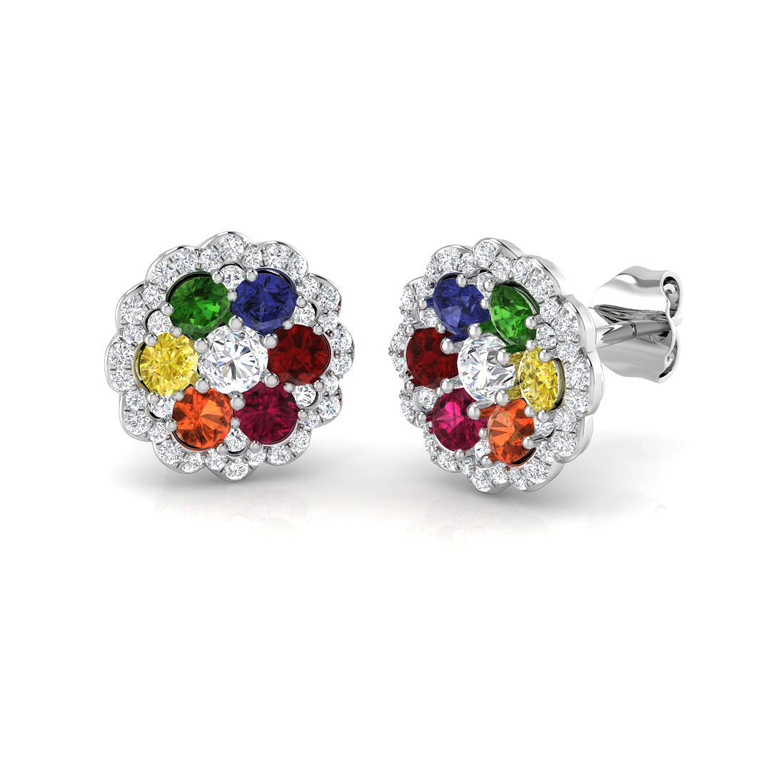 SE4860 — Earrings - 9k White Gold