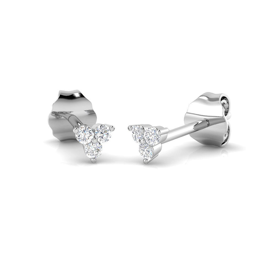 SE4863 — Earrings - 9k White Gold