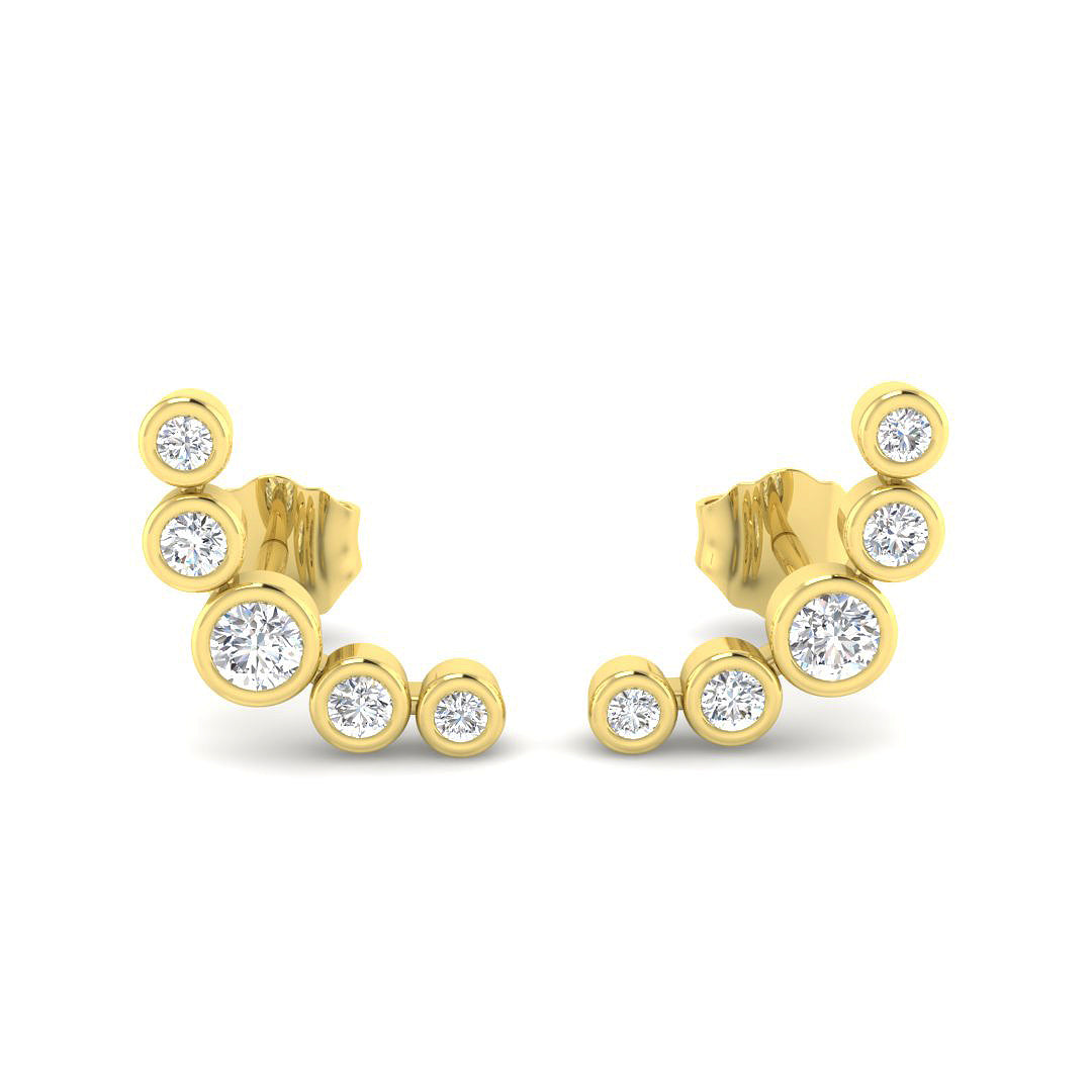 SE4865 — Earrings - 9k Yellow Gold