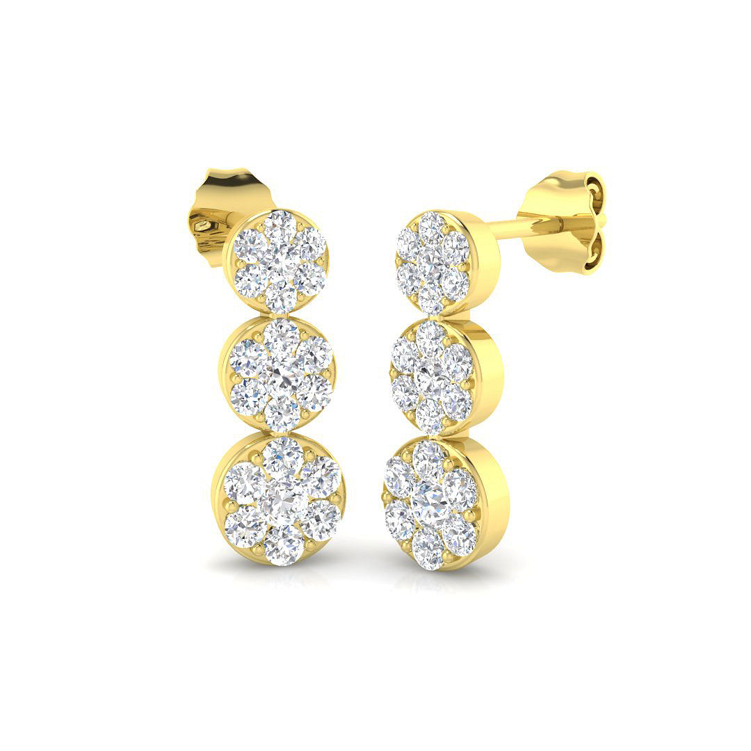 SE4869 — Earrings - 9k Yellow Gold
